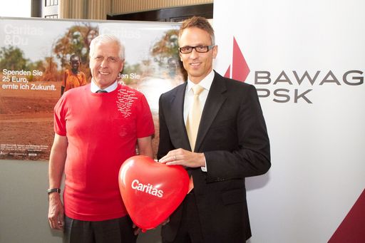  http://www.apa-fotoservice.at/galerie/2000
Im Bild v.l.n.r. Franz Küberl (Caritas Präsident) und Dr. Christoph Raninger (BAWAG PSK Vorstand)