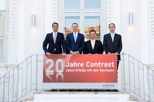  v.l.n.r.: Die Contrast-Manager Thomas Gabriel,  Werner Hoffmann, Martin Unger, Christian Horak