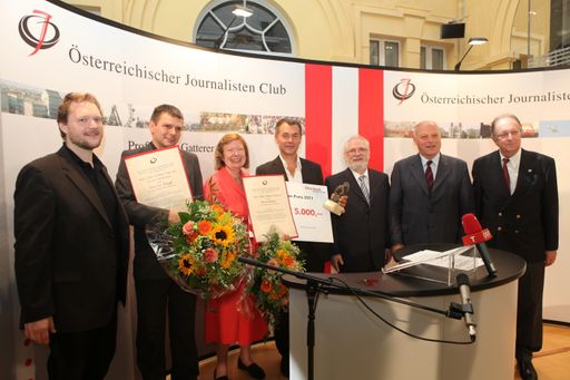  Gatterer-Preis 2011 an Zoran Dobric und Andreas Zinggl überreicht