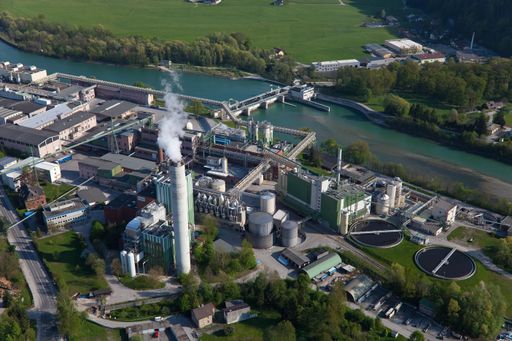 Vorschau Bild von Die M-real Hallein GmbH konzentriert sich künftig auf die Herstellung von hochwertigem Zellstoff und Bioenergie.