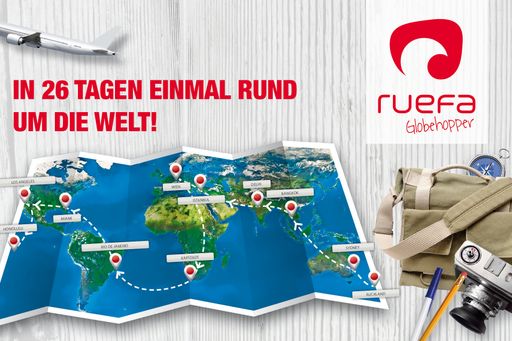 Ruefa sucht Globehopper für Weltreise