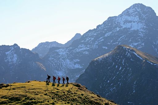 Luxuswandern von Hotel zu Hotel.