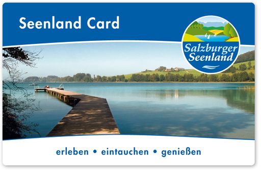 Mit der Gästekarte "Seenland Card" erhalten Urlaubsgäste kostenlosen oder ermäßigten Eintritt zu zahlreichen Ausflugszielen und Freizeitmöglichkeiten im Salzburger Seenland.

Salzburger Seenland Tourismus GmbH