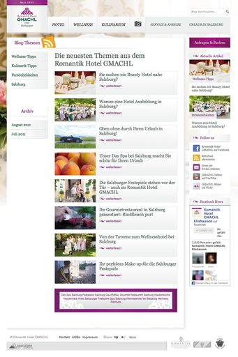 Romantik Hotel GMACHL Blog