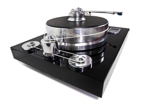 Vorschau Bild von Pro-Ject Signature: Das Flaggschiff der Produktionspalette als Gustostück der Ingenieurkunst zum 20 Jahr Jubiläum. Ein High End Laufwerk mit Tonarm in limitierter Auflage. Preis: 9.500 Euro.