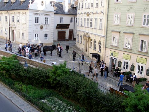 "Dreharbeiten zu "A Dangerous Method" auf der Mölkereibastei"
