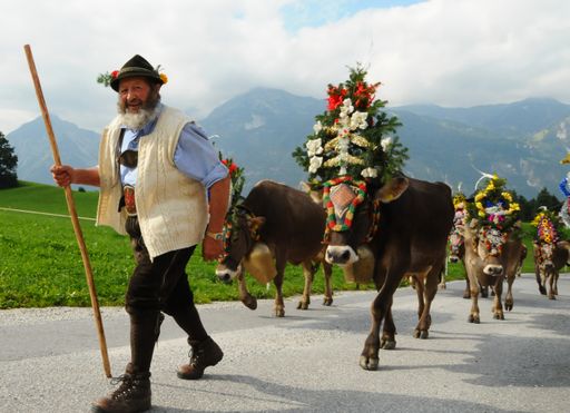 Am 24.September und 01.Oktober wird der traditionsreiche Reither Almabtrieb mit einem großen Fest gefeiert.