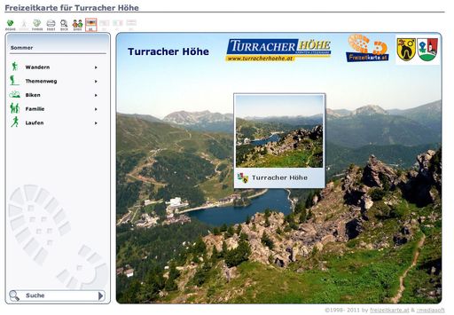 Vorschau Bild von Mit der neuen virtuellen Wanderkarte den richtigen Weg finden Credit Turracher Höhe.