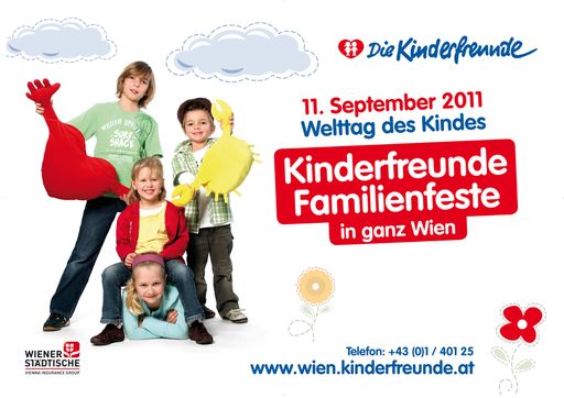 Viel Spaß versprechen die 23 Familienfeste der Wr. Kinderfreunde.