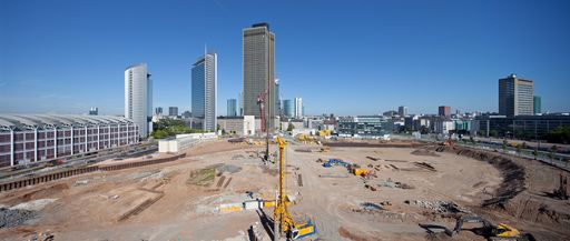 Europaviertel Frankfurt: Skyline Plaza (Baustelle)