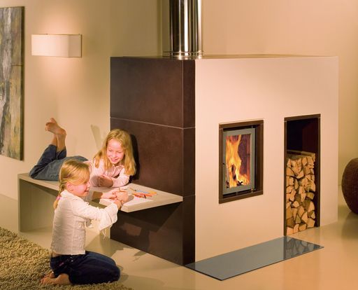  Der Kachelofen mit dem Umweltzeichen steht für eine neue Generation von optimierter Technologie in behaglichem Wohlfühl-Design.