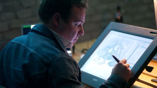 Vorschau Bild von Bei den Artist Battles sieht man Profis über.die Schulter