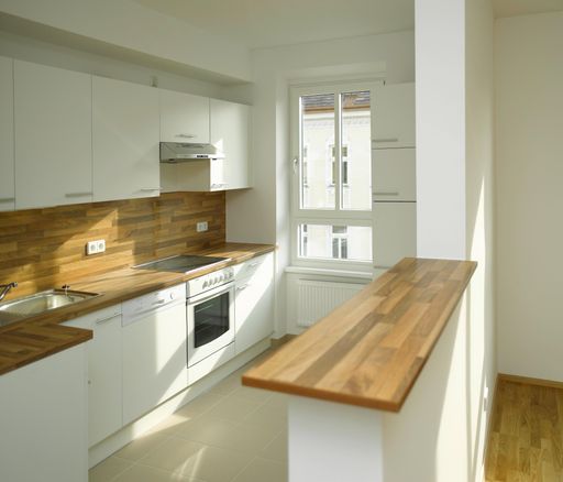 Innenansicht: Küche einer Wohnung