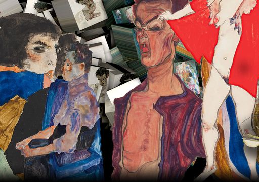 Instalation Fritz Fitzke im Leopold Museum