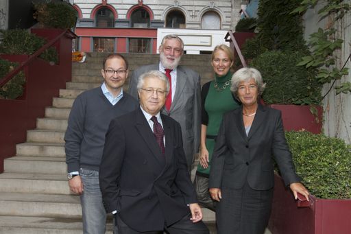 Martin Winkler, Wolfgang Petritsch, Franz Fischler, Maria Baumgartner und Heide Schmidt (v.l.n.r.)
