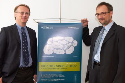  http://www.apa-fotoservice.at/galerie/2249
Im Bild v.l.n.r.: Mag. Martin Mayr (stv. Geschäftsführer INTEGRAL Markt- und Meinungsforschungsges.m.b.H) und Dr. Bertram
Barth (Geschäftsführer INTEGRAL Markt- und Meinungsforschungsges.m.b.H)