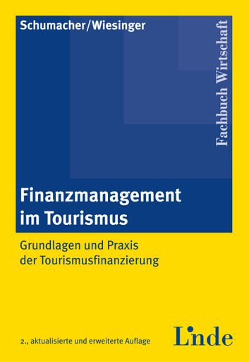  Basel III, Budgetierungsprozesse, Projektmanagement und zahlreiche neue Expertenbeiträge aus der Praxis der Tourismusfinanzierung ergänzen die von Dr. Martin Schumacher und Mag. Manuela Wiesinger im renommierten Linde Verlag herausgegebene zweite Auflage.