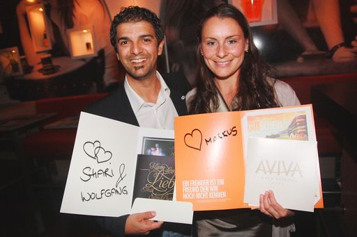 Initiatoren der "il giro d'amore" - Markus Papai (Segafredo Espresso Marketing Leiter) und Tina Englisch (dottore amore)