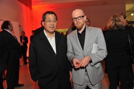 Vorschau Bild von Gastredner Arch. Dr. Ken Yeang, Jurymitglied Univ.-Prof. BSc(hons) Ceng MCIBSE Brian Cody (v.l.n.r.)