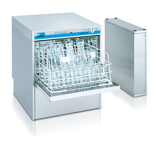 Selbst dünnwandiges Glas bringt das "GiO" Umkehr-Osmose-Modul von MEIKO auf Hochglanz.