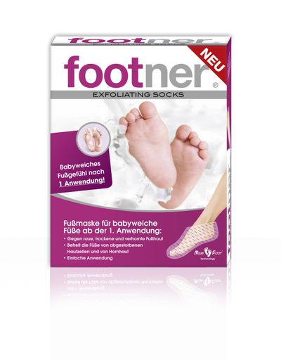  Die Footner(R) Fußmaske bringt perfekt aussehende Füße.