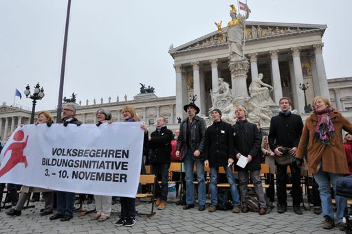 Auftakt Volksbegehren Bildungsinitiative
