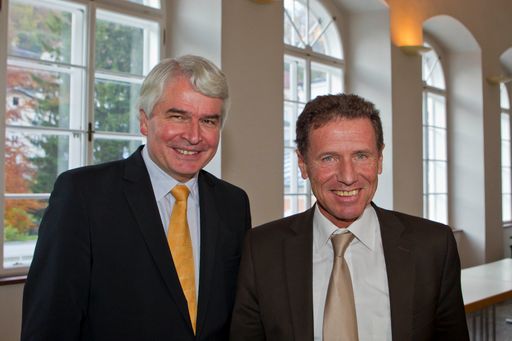 PK Uni Salzburg mit Heinrich Schmidinger und Karlheinz Töchterle