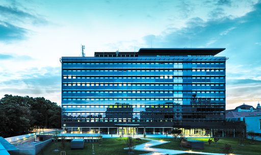 Das "E-Office": Die neue Konzernzentrale der Energie Steiermark wurde vom Solarenergieförderverein Bayern e.V. als innovatives Bauprojekt und "weltweit mustergültiges Vorzeigemodell" bewertet.