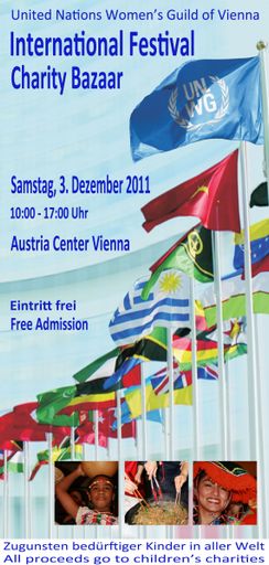 International Festival-Charity Bazaar der United Nations Women's Guild (UNWG) in Wien, 3. Dezember 2011