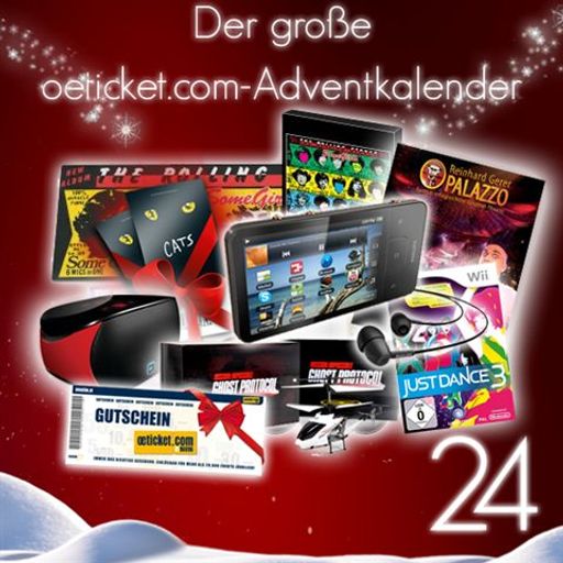 Das Weihnachtsfest naht mit großen Schritten, doch so manchem wird die Zeit trotzdem zu lang. oeticket.com versüßt seinen Kunden nun das Warten aufs Christkind mit dem oeticktet.com-Adventkalender.