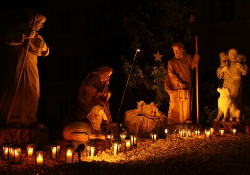 Bad Gleichenberger Advent: Die Krippe im Kurpark ist Anziehungspunkt für Groß und Klein