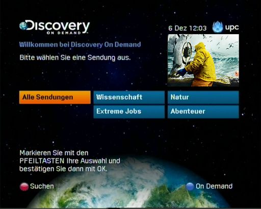 DISCOVERY CHANNEL ON DEMAND BEI UPC