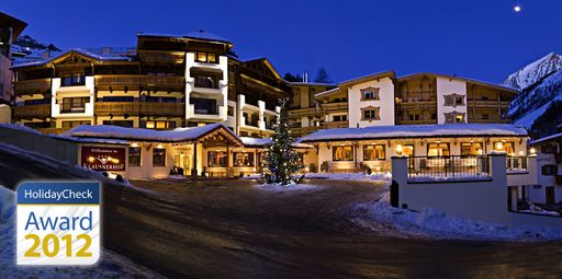  Gletscherhotel Klausnerhof in Hintertux wird mit dem HolidayCheck Award 2012 ausgezeichnet.