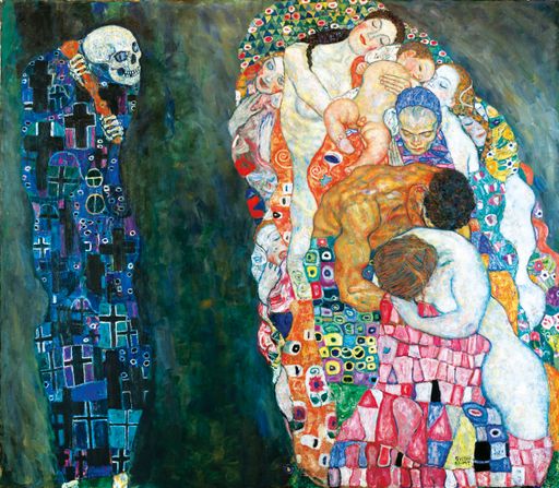 Vorschau Bild von Gustav Klimt (1862-1918), Tod und Leben, 1918, Öl auf Leinwand, 180,5 x 200,5 cm, Leopold Museum, Inv. 630
