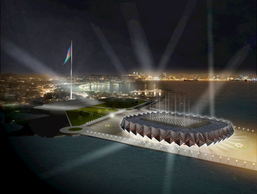ALPINE baut am Kaspischen Meer die Baku Crystal Hall als Venue für den Song Contest 2012