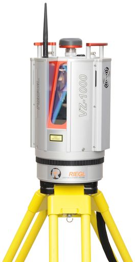 Vorschau Bild von RIEGL VZ-1000, einer der Laserscanner, die bereits erfolgreich mit dem ausgezeichneten Messverfahren arbeiten