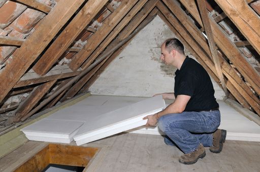 Dachboden-Dämmelemente mit Fermacell