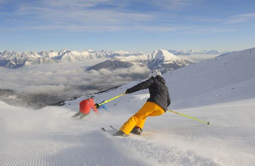 Perfekte Pisten bis auf fast 3.000 Meter Höhe.