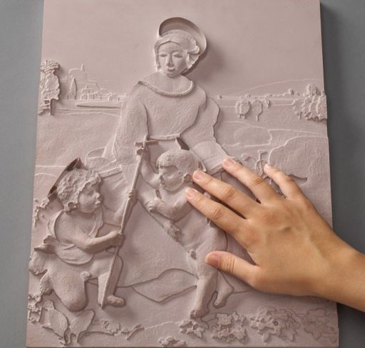 Vorschau Bild von Raffael, "Madonna im Grünen", um 1505, Relief.