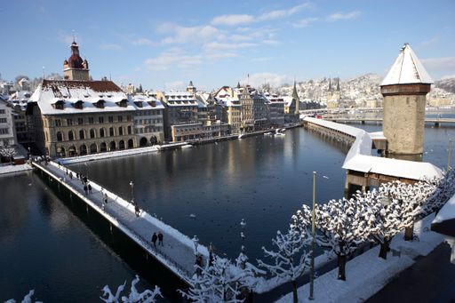 Luzern im Winter.