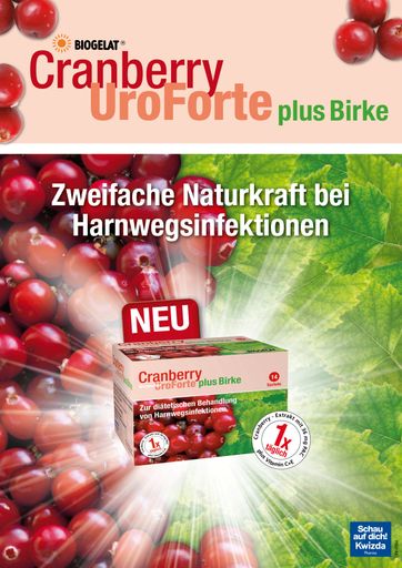 Vorschau Bild von BIOGELAT(R) Cranberry UroForte plus Birke Visual