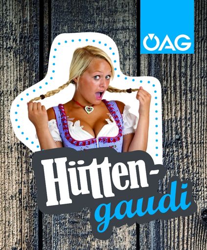  ÖAG lud zur Hütten-Gaudi am Donnerstag, den 1.März am Messestand.