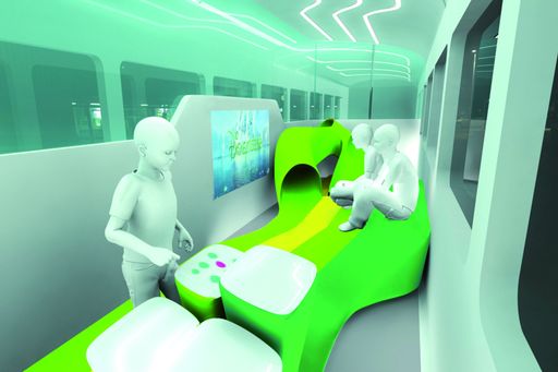 Dominik Premauer, Andrea Hanzl, Deniz Örs, David Pfluegl, Train Interior, 2010
(C) Dominik Premauer / Train Interior Children