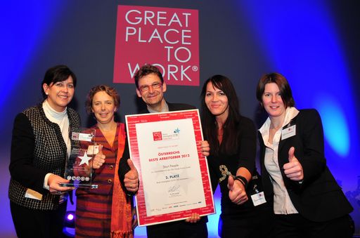 Im Bild v.l.n.r.: Sabine Rab, DI Anna Relle Stieger, Mag. Michael Wottawa, Mag. Claudia Holzinger, Mag. Christine Bratl