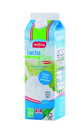 Laktosefreie Milch