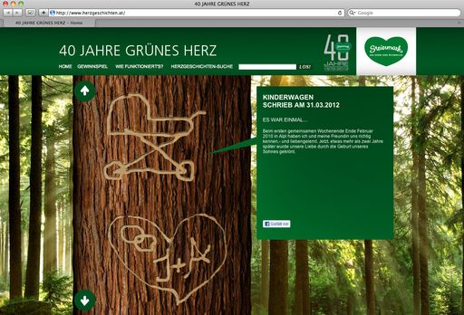  User können sich ihre Steiermark-Erinnerungen virtuell in den Baum schnitzen.