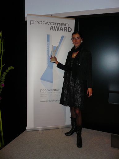 pro:woman Award 2012 geht an Fachhochschulprofessorin Eva Brunner