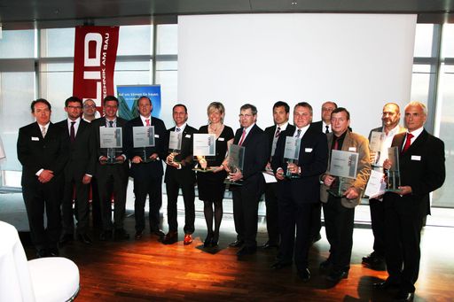 Die Preisträger beim SOLID Bautechpreis 2012