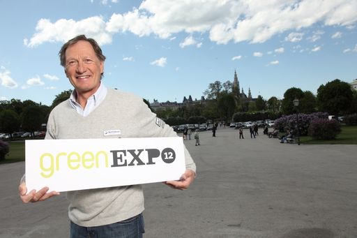  Franz Klammer, Botschafter der greenEXPO12, Österreichs grüner Zukunftswelt, vom 11.-13. Mai 2012 auf dem Wiener Heldenplatz.