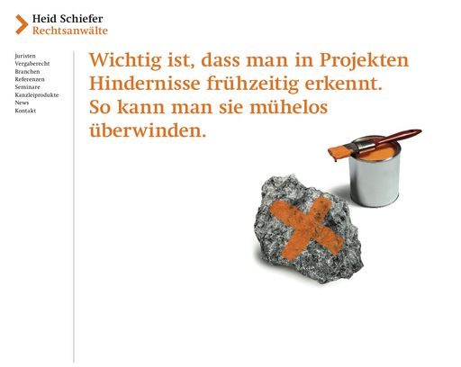  Heid Schiefer Homepage in neuem Design.